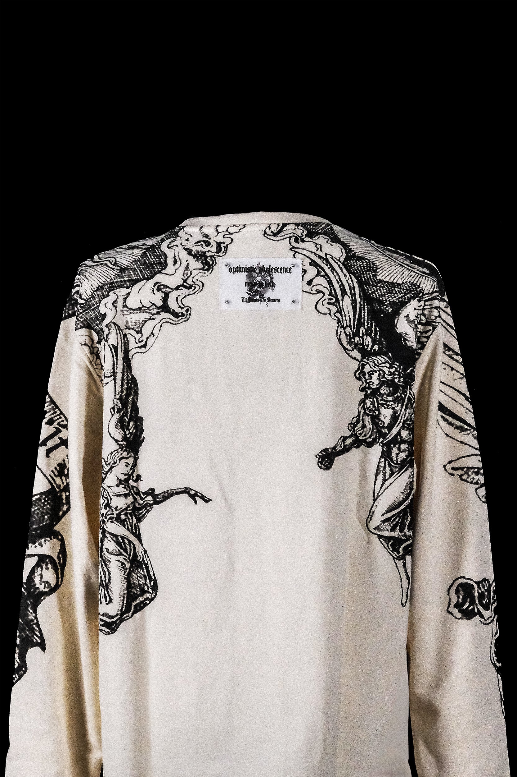 The Saints and Sinners Ivory Skeleton Sweatshirt